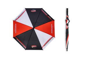 Umbrella Ducati Corse - Red Black White (50% Metal 50% Polyester) CNC Racing