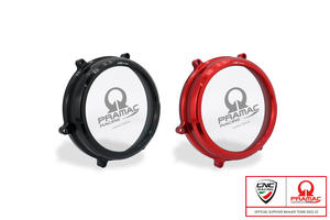 Clear oil bath clutch cover Ducati Panigale V2 - Streetfighter V2 - Pramac Racing Limited Edition CNC Racing