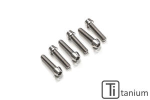 Screws set triple clamp bottom M6x20 (6 pcs) - Titanium CNC Racing
