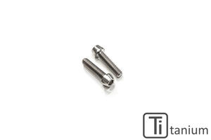 Front sprocket cover screws M6x16 (2 pcs) - Titanium CNC Racing