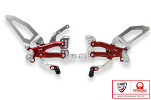 Adjustable rear sets Ducati Panigale V4 series for V4, V4 S and V4 Speciale - Pramac Racing limited Edition CNC Racing