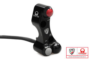 Right handlebar switch - Brembo billet CNC and forged brake master cylinder - Pramac Racing limited Edition CNC Racing