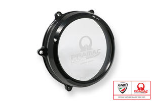 Clear oil bath clutch cover Ducati Panigale V4 - Pramac Racing Limited Edition <p>Nero</p>