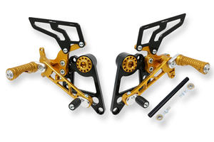 Adjustable rear sets Ducati Monster 696 796 1100 Gold
