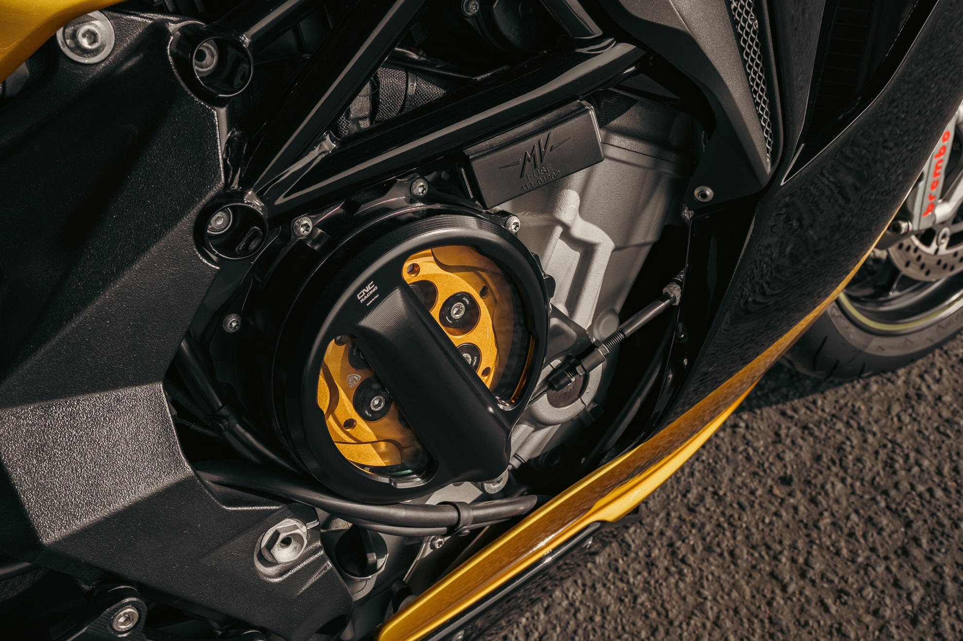 Slipper Clutch pressure plate MV Agusta with bearing | Cnc Racing