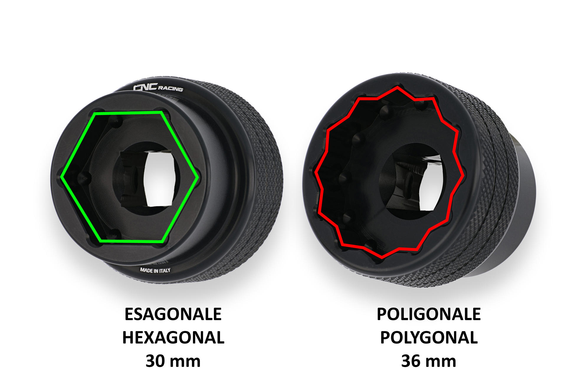 Socket drive tool for front and rear wheel nuts DUCATI | Cnc Racing
