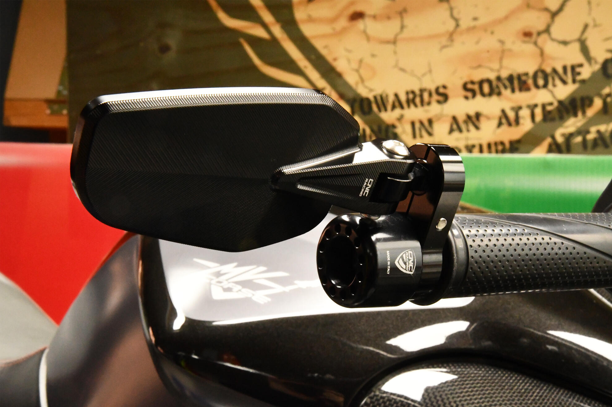 Bar end mirror EVO - right | Cnc Racing