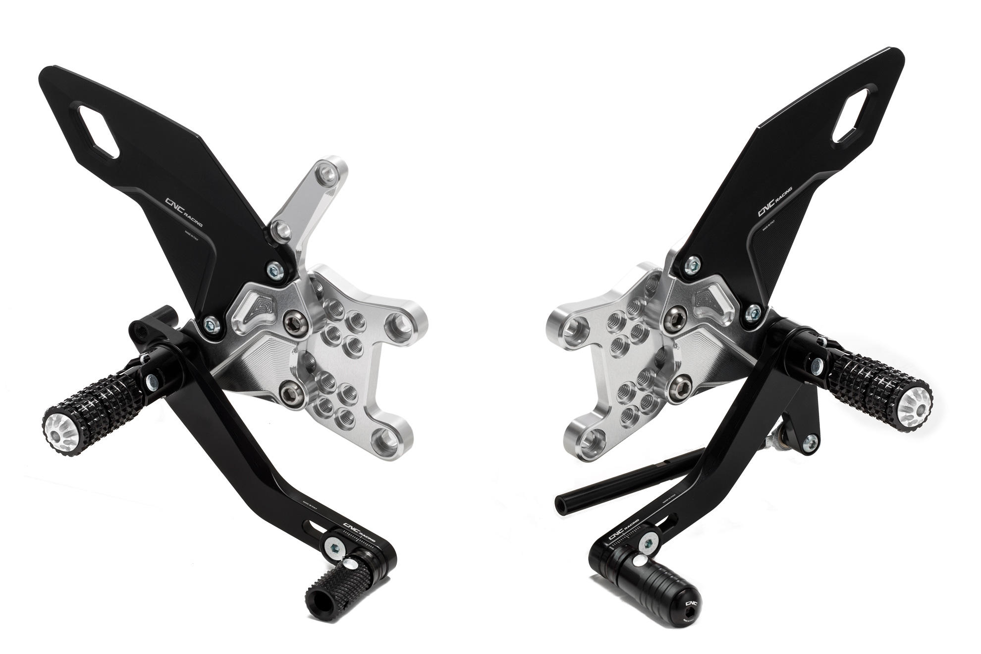 Adjustable CNC Rearsets Footpegs Pedals Footrests For Aprilia RSV4 09-2012 Blue 