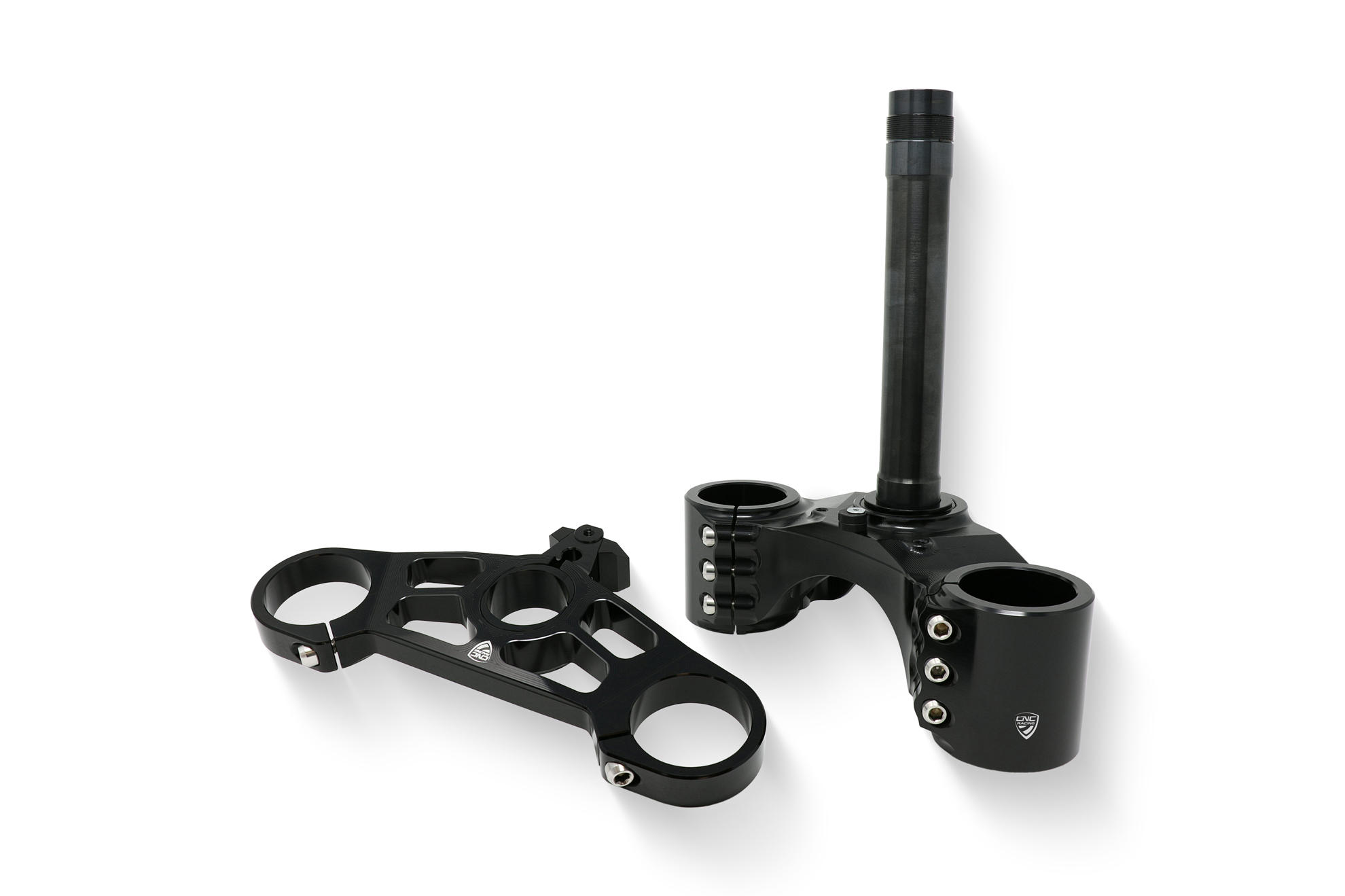 Triple clamps Ducati 848 Ø53-53 mm - Adjustable offset | Cnc Racing