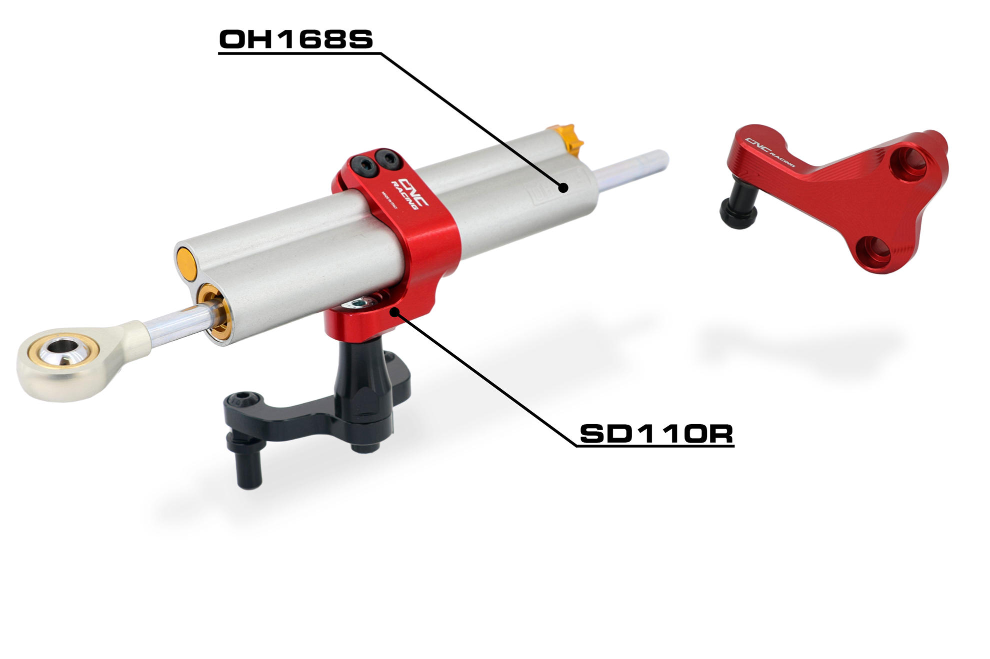 Steering damper kit Ducati Monster 937 Cnc Racing