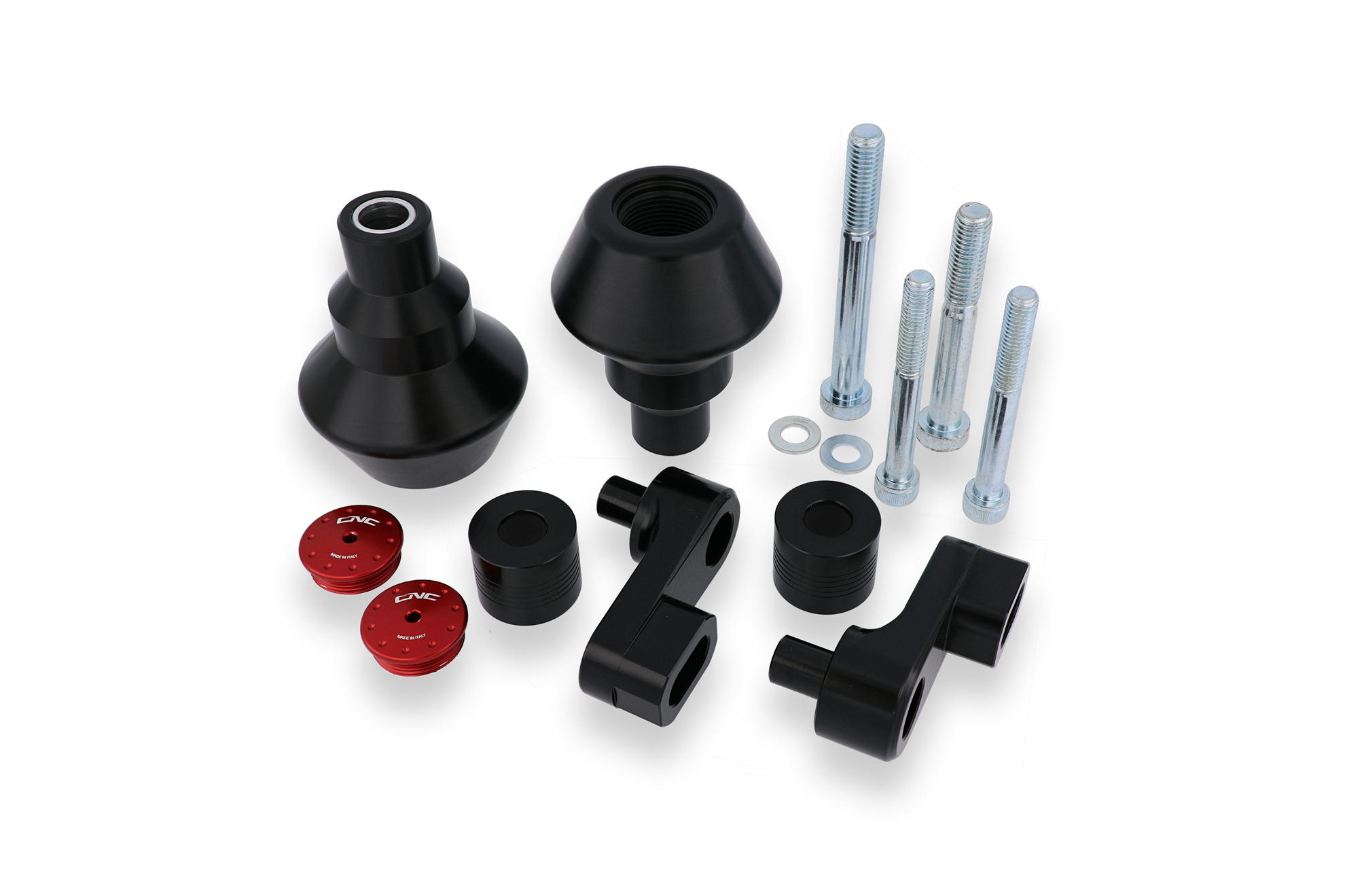 Tamponi Paratelaio Per Moto - Lega Alluminio CNC, Protezione Antiurto, Multi Colori