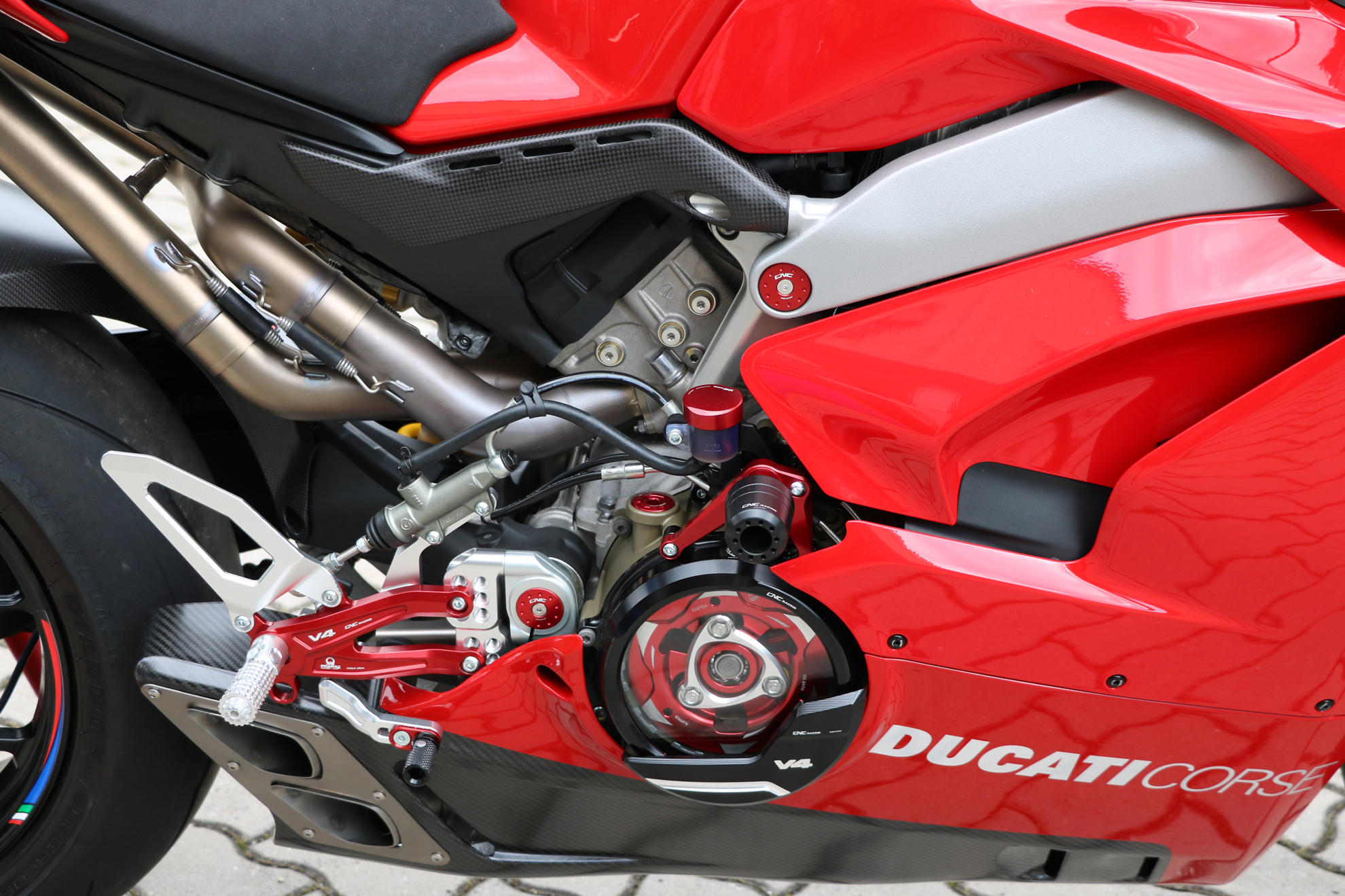 Frame crash protections Ducati Panigale V4 | Cnc Racing
