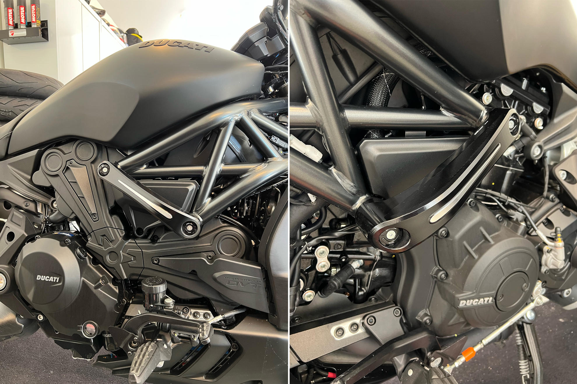 Frame slider Ducati XDiavel caps kit Cnc Racing