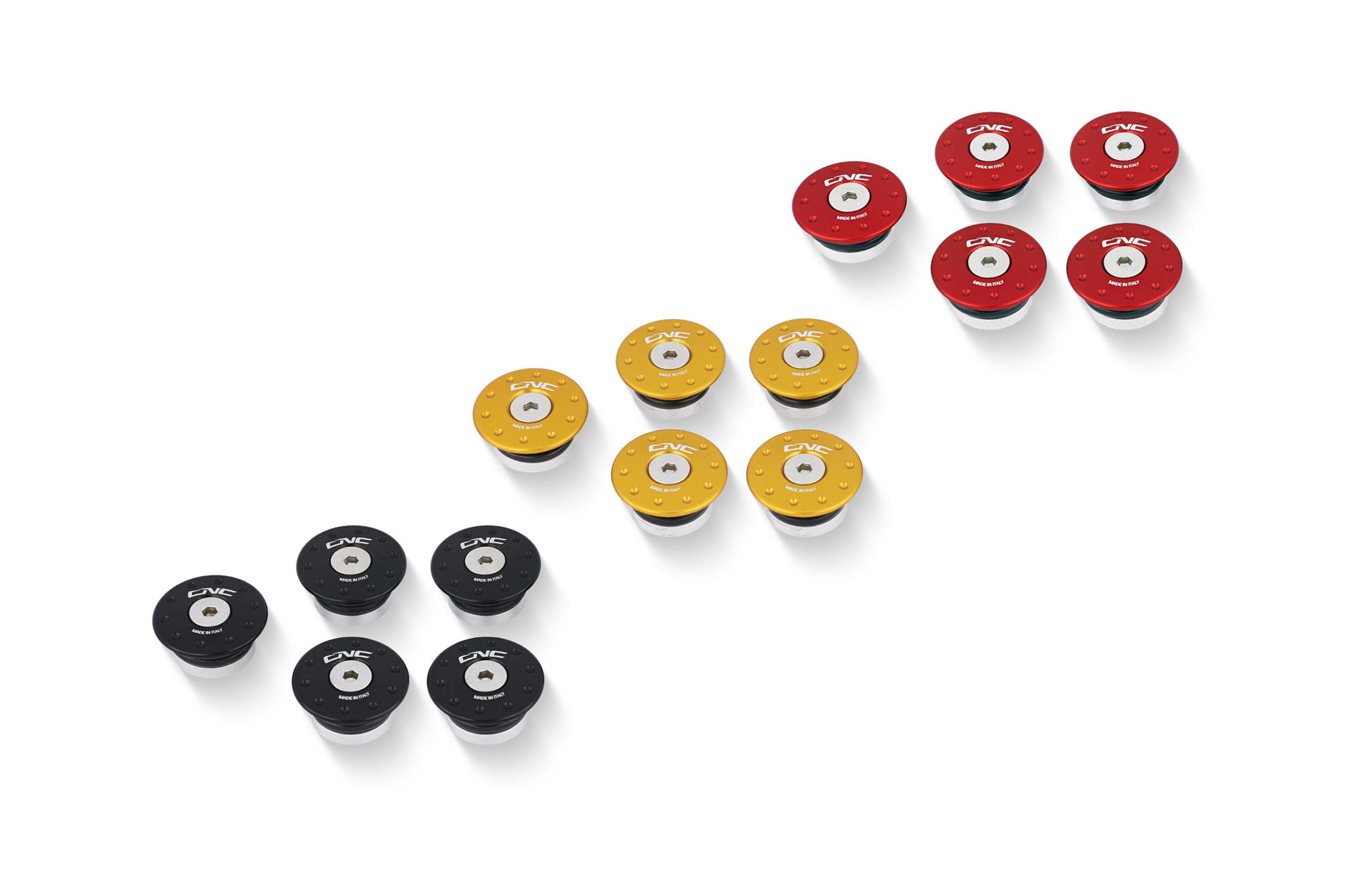 Frame caps kit Ducati Multistrada Enduro - smaller holes | Cnc Racing