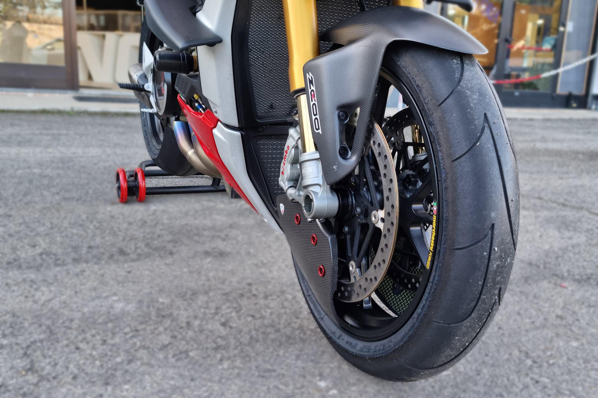 GP DUCTS EVO - Front brake cooling system - Carbon Matt | Cnc Racing