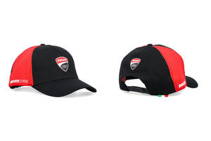 Cap Ducati Corse - Ducati Logo - Black and Red CNC Racing