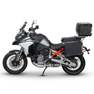 Bauletto posteriore nero Loboo Pike Tracker da 36 L CNC Racing