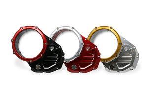 Clear cover oil bath clutch Ducati - Bicolor Edition CNC Racing