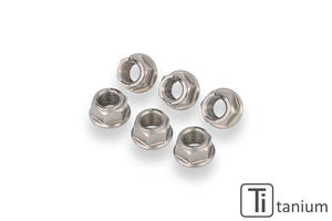 Nuts sets rear sprocket flange Ducati M10x1 Titanium CNC Racing
