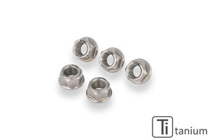 Nuts sets rear sprocket flange Ducati M10x1 Titanium CNC Racing