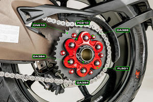 Rear Transmission Kit Ducati Multistrada - Sprocket P530 Z40 Ergal CNC Racing