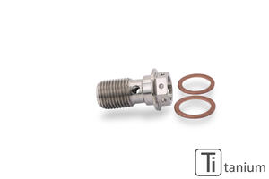 Vite raccordo singolo tubi olio - TITANIO CNC Racing