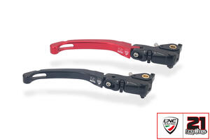 Brake lever RACE EVO Folding For Brembo Semi-Radil Master Cylinders - Troy Bayliss Limited Edition CNC Racing