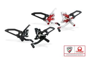 Adjustable rearsets Ducati Streetfighter V2 - Pramac racing Limited Edition CNC Racing