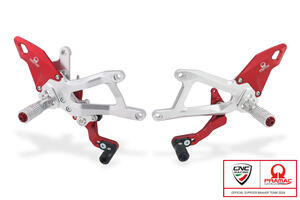 Adjustable rearsets Ducati Panigale V4 - Pramac Racing Limited Edition CNC Racing