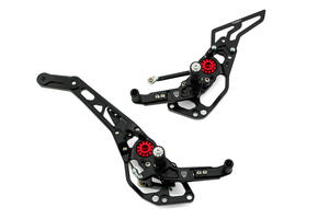 Adjustable rear sets passenger Ducati Hypermotard 821/939 | Cnc Racing