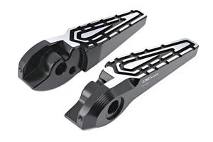 Folding passenger footpegs Ducati XDiavel/Diavel - bicolor CNC Racing