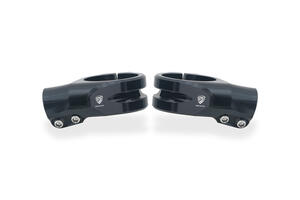 Clip-on clamps kit  Ø 53 mm – offset 26 mm – angle 7° CNC Racing
