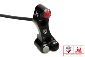Right handlebar switch Pramac Racing Lim. Ed - OEM and RCS Brembo brake master cylinder CNC Racing