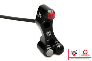 Right handlebar switch - OEM and RCS Brembo brake master cylinder - Pramac Racing limited Edition CNC Racing