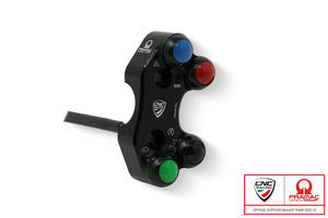 Right handlebar switch Ducati - OEM and RCS Brembo brake master cylinder - Pramac Racing Limited Edition CNC Racing