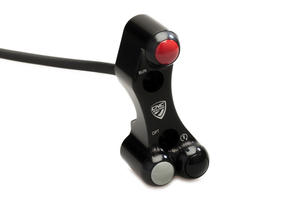 Right handlebar switch - OEM and RCS Brembo brake master cylinder CNC Racing