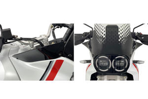 Coppia deflettori laterali Ducati DesertX - Nero CNC Racing