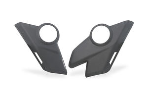 Frame side plates lower covers with holes carbon for Ducati Multistrada V4 CNC Racing