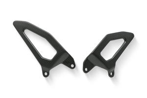Heel guard kit for our rearsets Ducati Panigale V4 - carbon matt CNC Racing