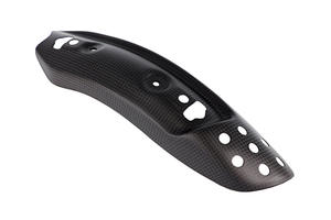 Exhaust pipe heat guard hold Ducati - matt carbon CNC Racing