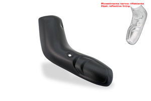 Exhaust lower pipe heat guard Ducati Multistrada V4 - Carbon CNC Racing