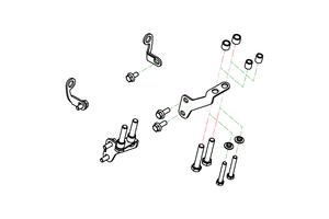 GP DUCTS - mounting kit CNC Racing