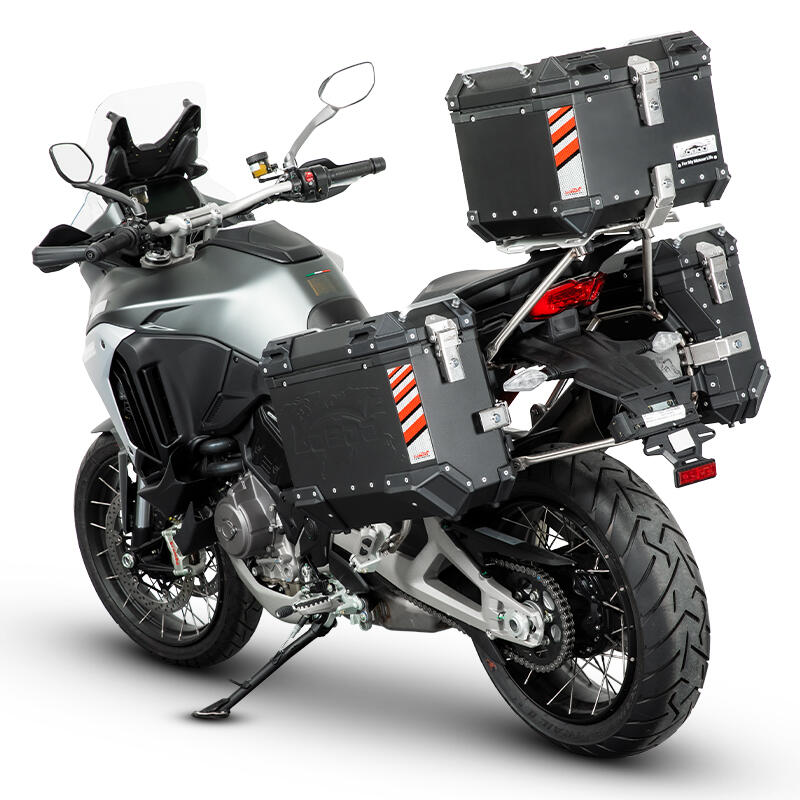 Bauletto posteriore nero Loboo Pike Tracker da 36 L