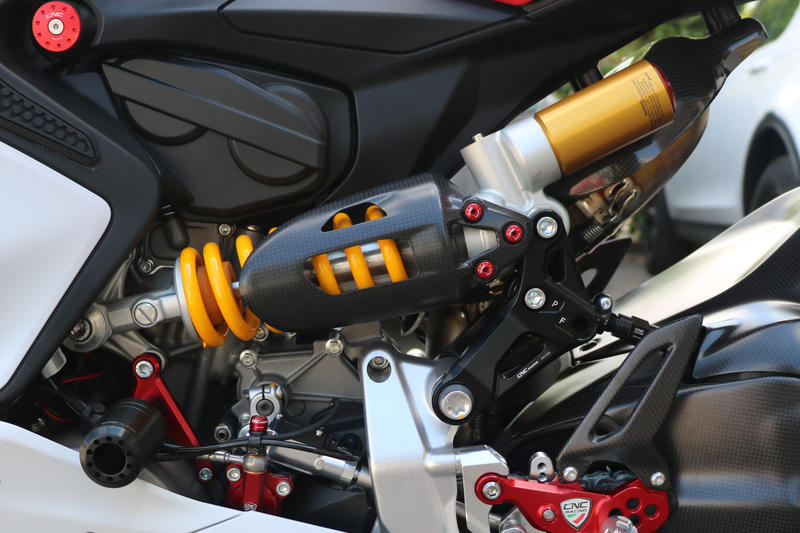 Protection shock absorber carbon Ducati SBK Panigale series