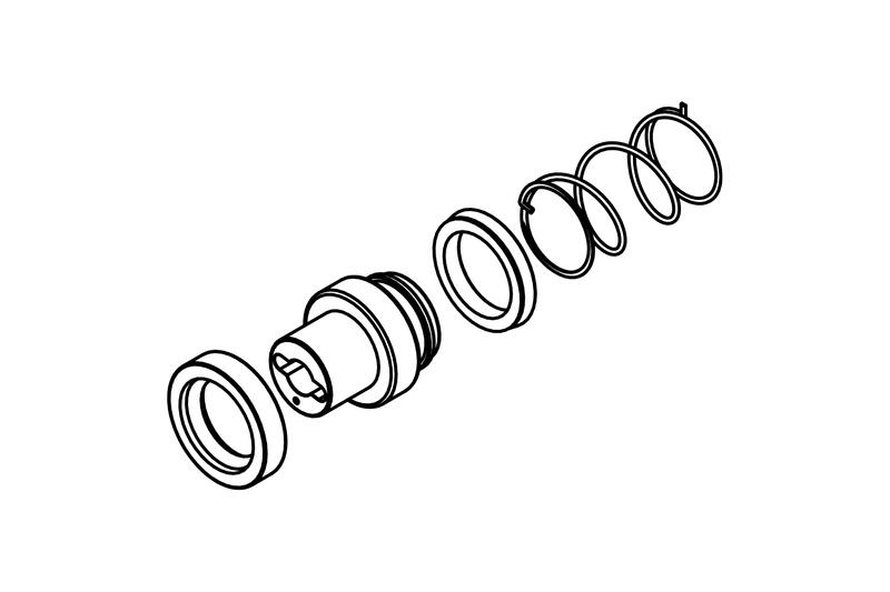 Clutch slave cylinder &Oslash; 30 mm Ducati - Repair kit