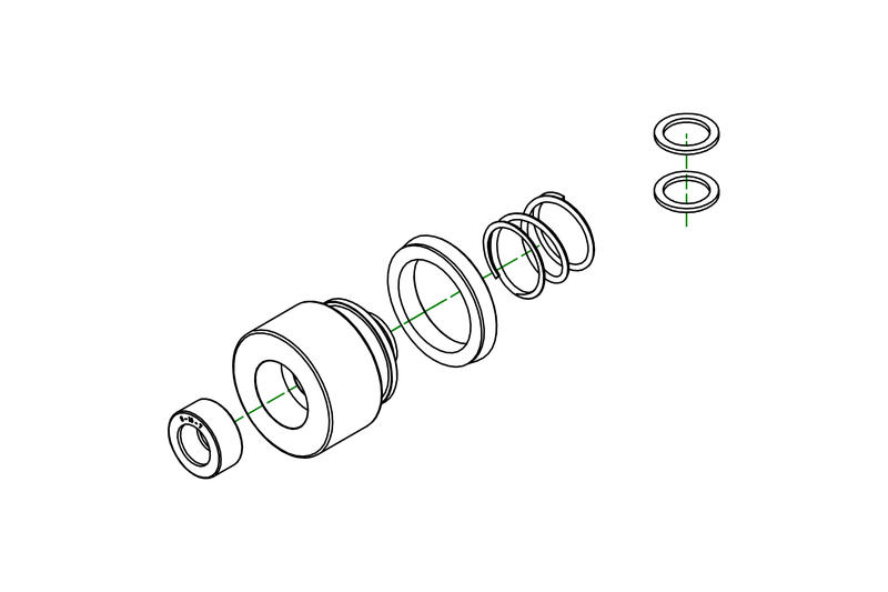 Attuatore frizione &Oslash; 30.5 mm MV Agusta - Kit revisione