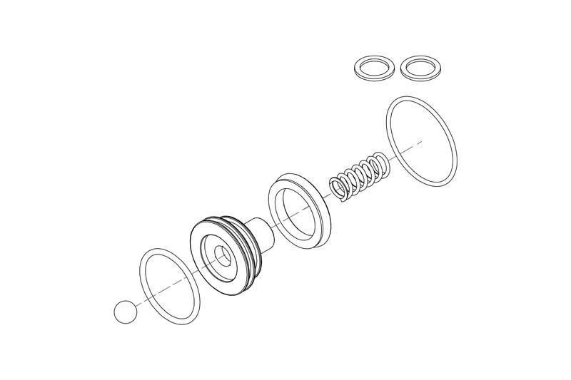 Attuatore frizione &Oslash; 29 mm Ducati - kit revisione