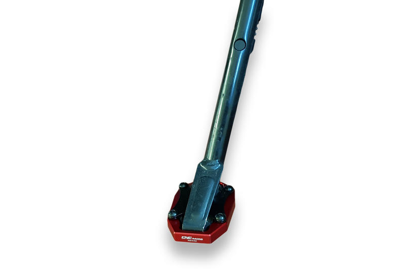 Ducati kickstand base extension, CNC machined for maximum stability, Ducati Multistrada 1200 and 1260
