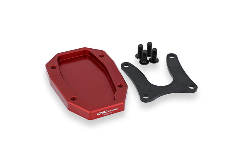 Ducati kickstand base extension, CNC machined for maximum stability, Ducati Multistrada 1200 and 1260