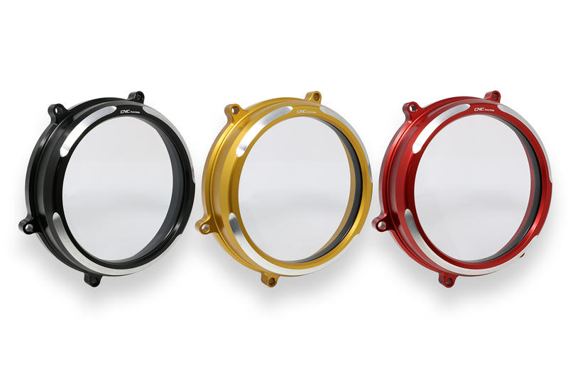 Clear oil bath clutch cover Ducati Panigale 959, 1199 and 1299 - Bicolore Edition